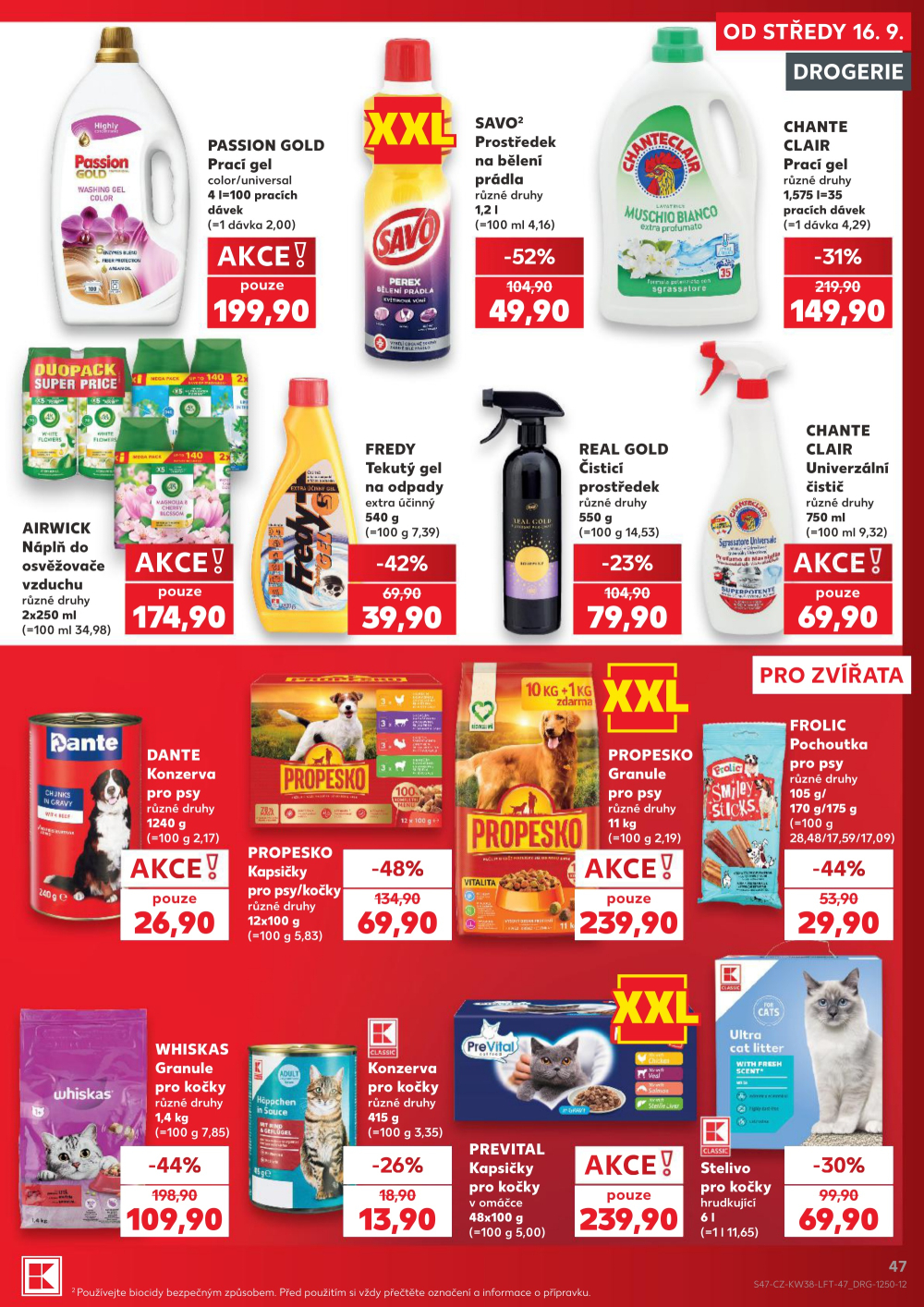 Leták Kaufland leták Praha 8 - Libeň - strana 47