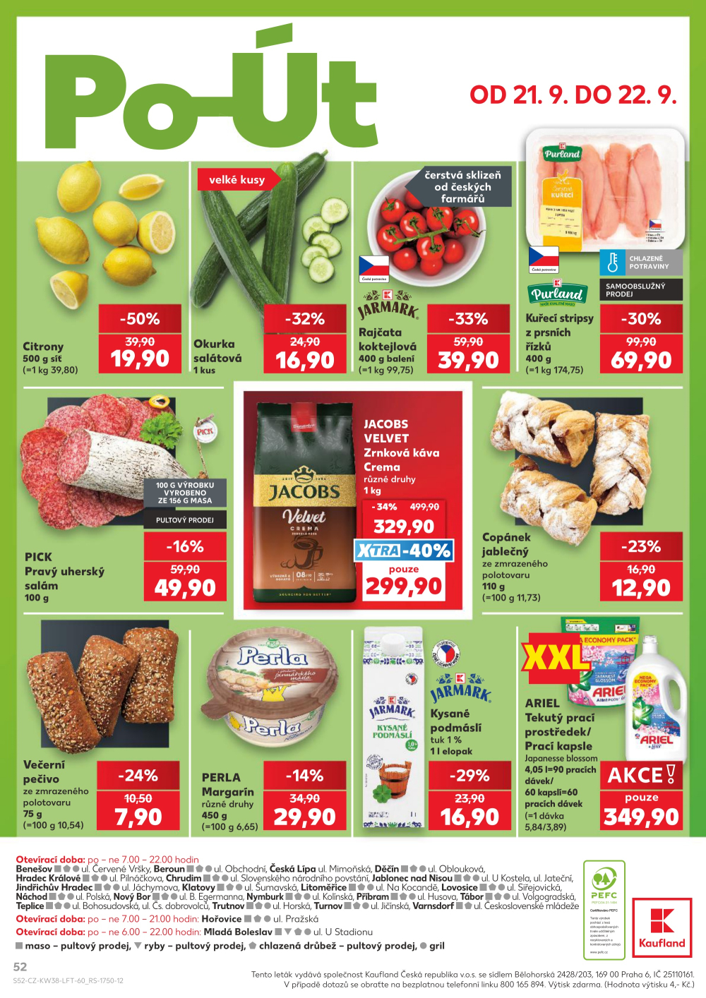 Leták Kaufland leták Hořovice - strana 52
