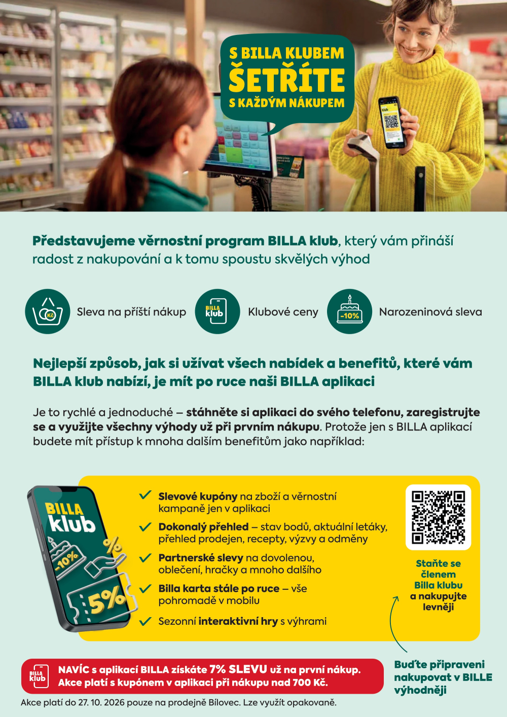 Leták BILLA leták - Bílovec, Opavská - strana 3
