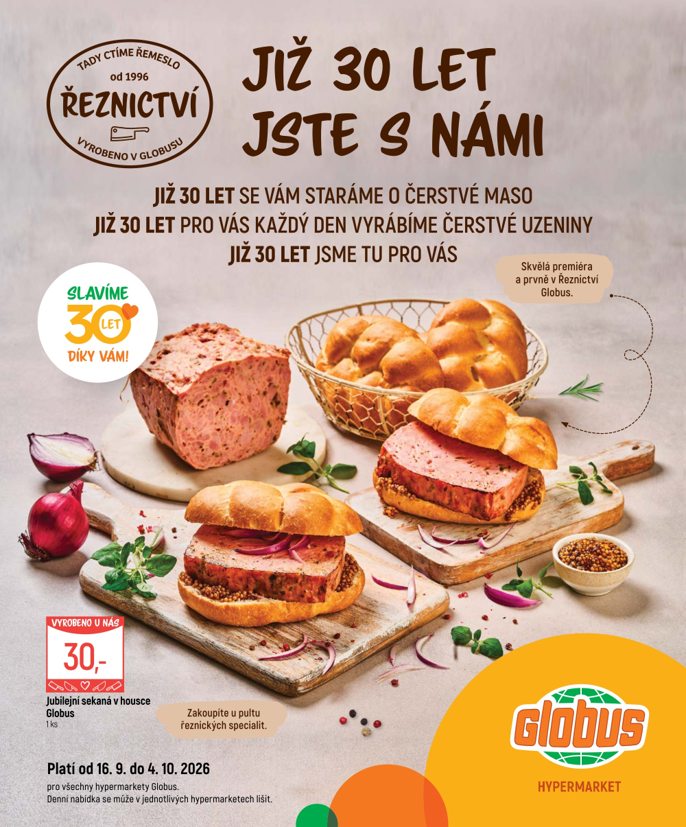 Leták Globus leták - Řeznictví - strana 1