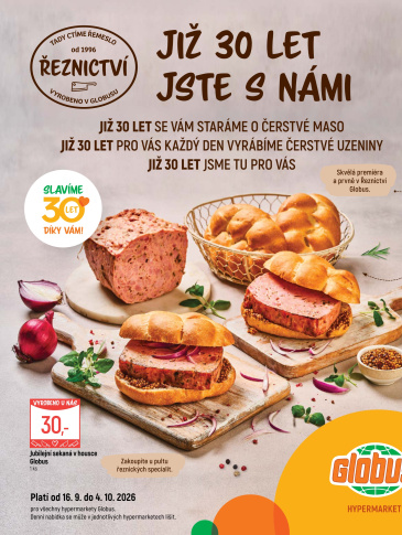 Globus leták - Řeznictví
