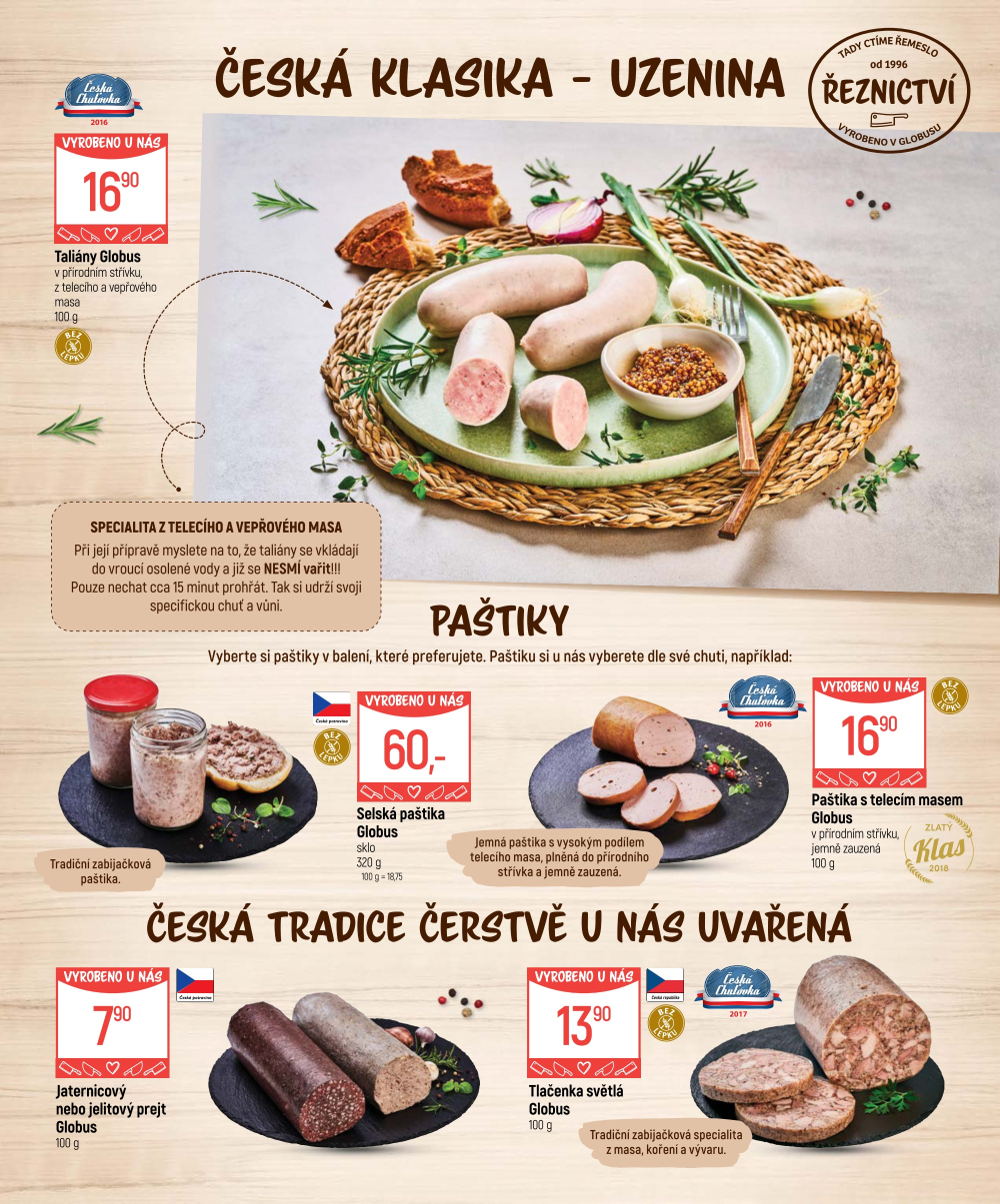 Leták Globus leták - Řeznictví - strana 3