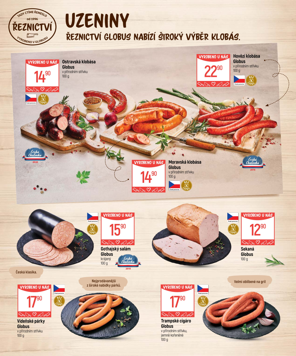 Leták Globus leták - Řeznictví - strana 6