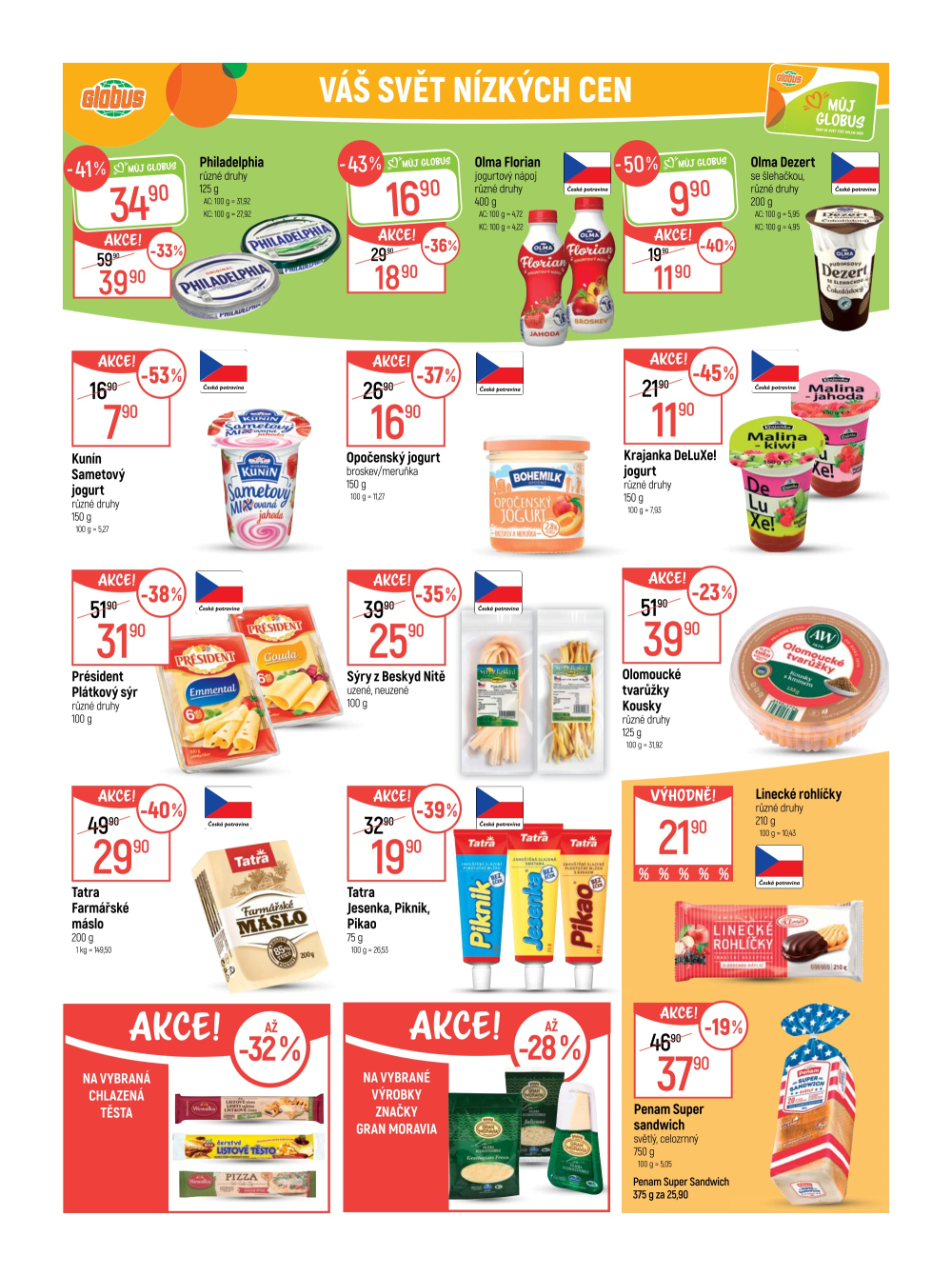 Leták Globus leták Praha - Zličín - strana 20