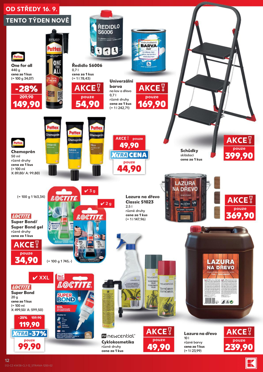 Leták Kaufland leták - Spotřební zboží - strana 12