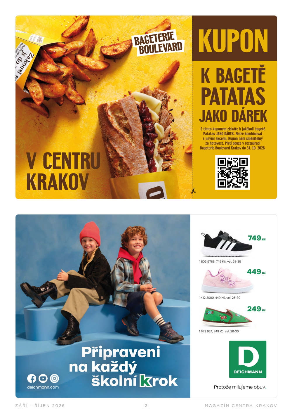 Leták Centrum Krakov magazín - strana 2