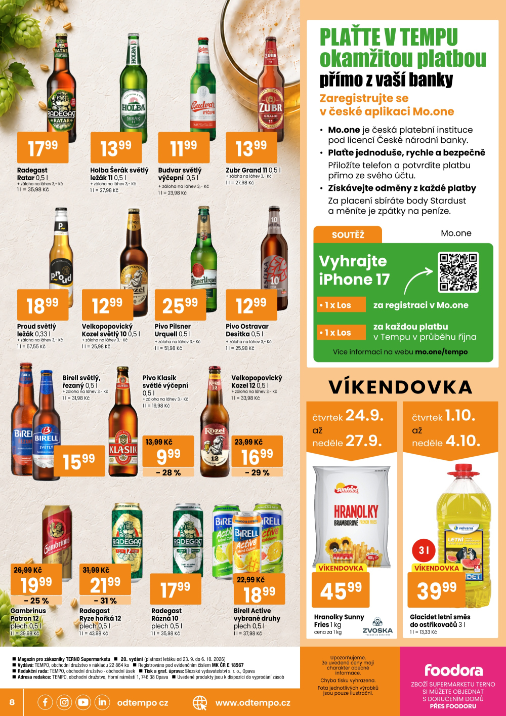 Leták TEMPO leták - Terno Opava - Jaktář - strana 8