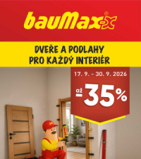 Akční leták bauMax  - Dveře a podlahy pro každý interiér
