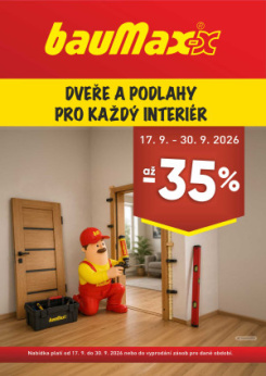 bauMax leták - Dveře a podlahy pro každý interiér