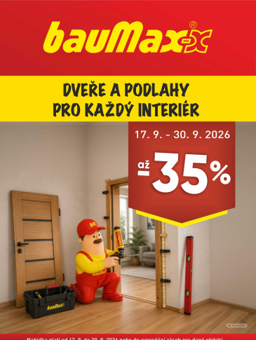 bauMax leták - Dveře a podlahy pro každý interiér