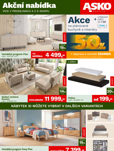 ASKO nábytek leták - Akční nabídka