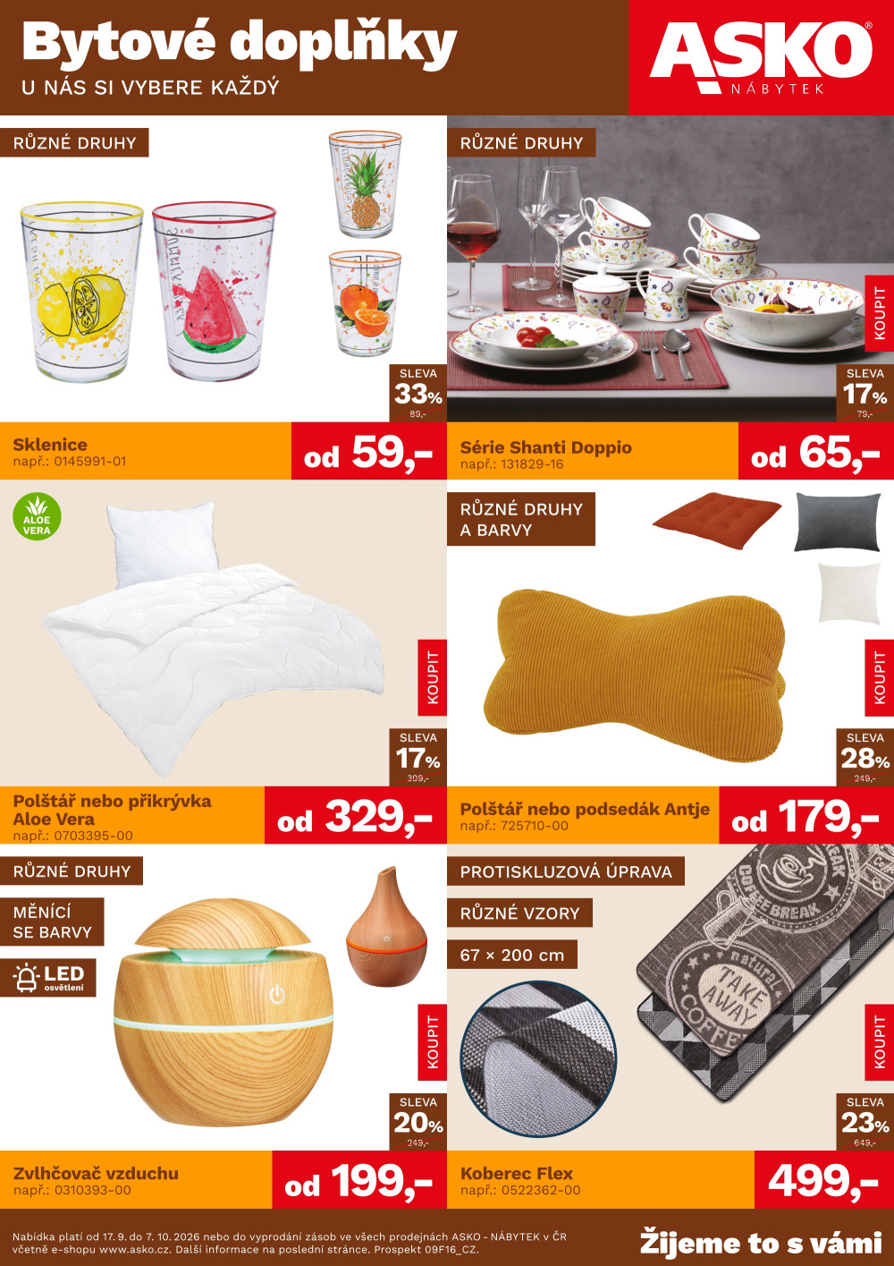 Leták ASKO nábytek leták - Bytové doplňky - strana 1