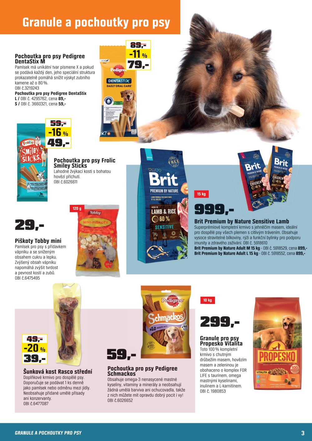 Leták OBI leták - Chovatelské potřeby - strana 3