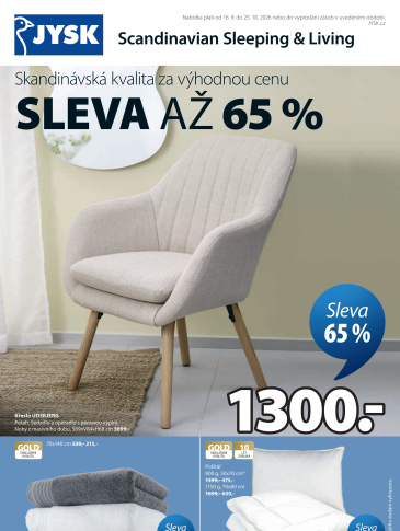 Jysk leták