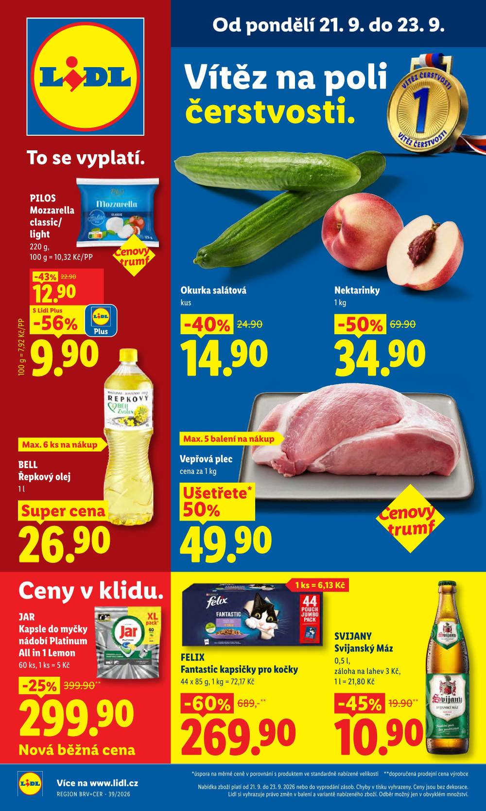 Leták Lidl leták od pondělí - strana 1