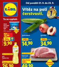 Akční leták Lidl  od pondělí