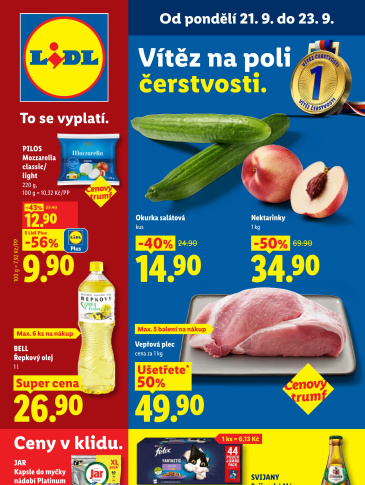 Lidl leták od pondělí