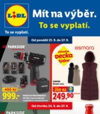 Akční leták Lidl  - Nabídka spotřebního zboží