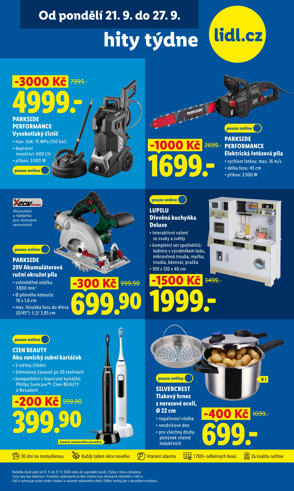 Leták Lidl leták - Nabídka spotřebního zboží - strana 21