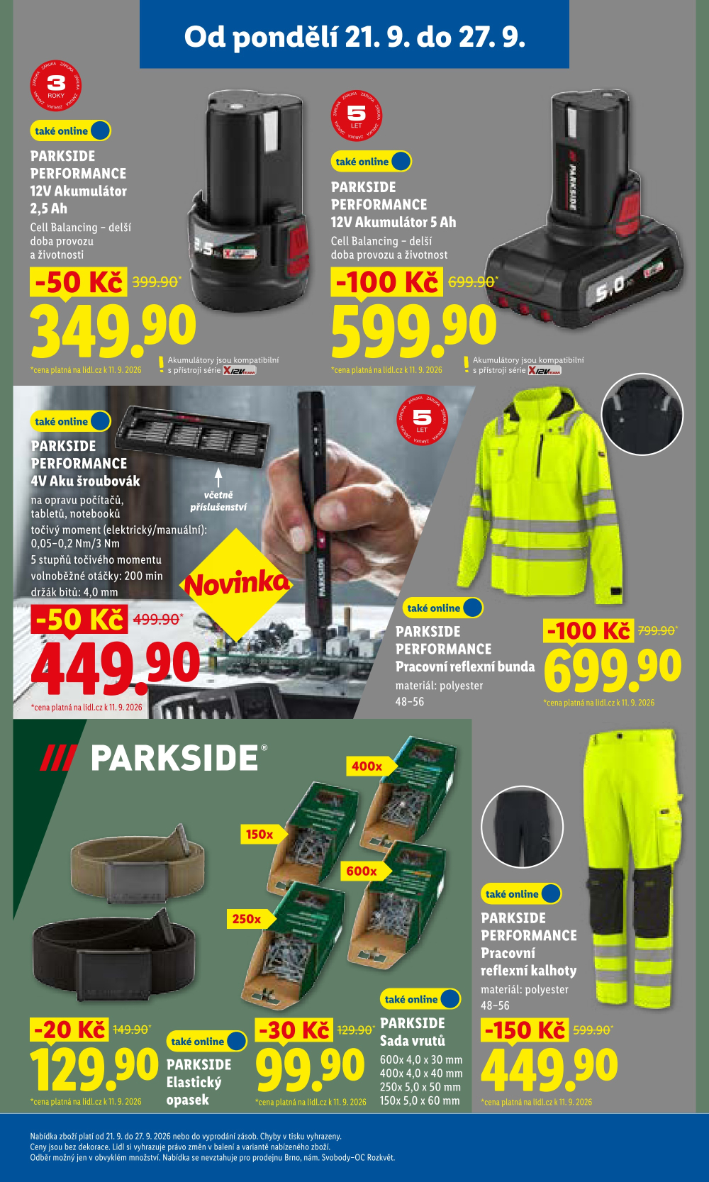 Leták Lidl leták - Nabídka spotřebního zboží - strana 9