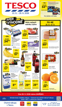 Tesco hypermarket leták