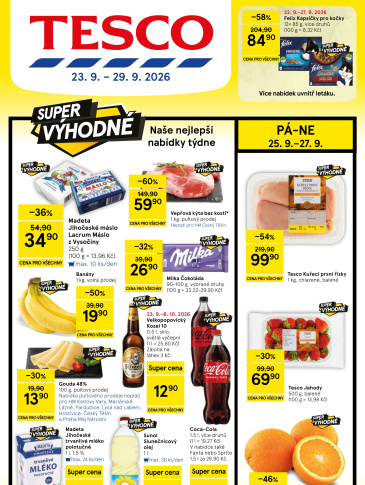 Tesco hypermarket leták