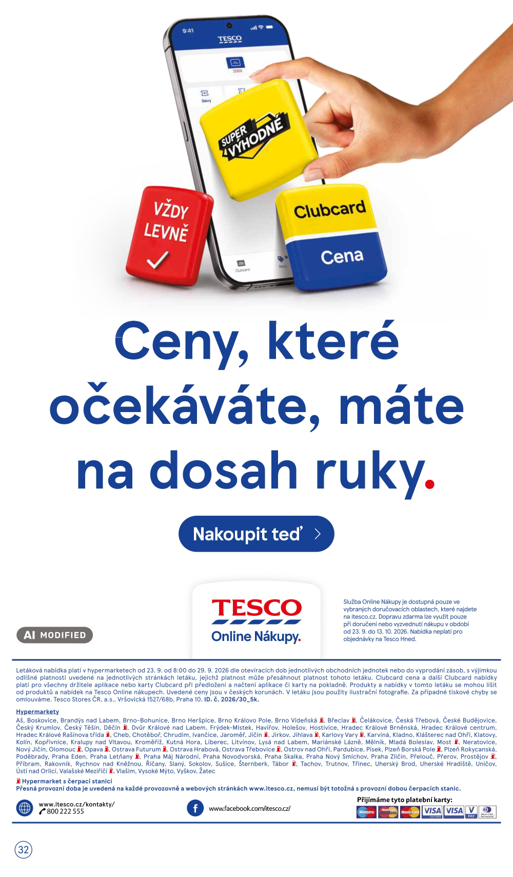 Leták Tesco hypermarket leták - strana 32