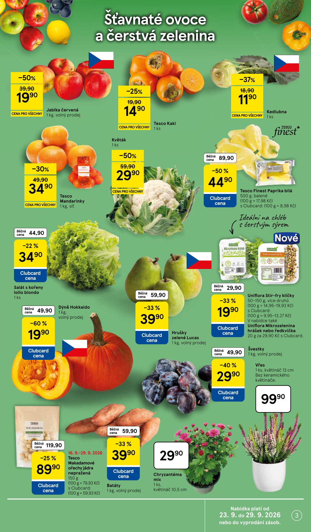Leták Tesco hypermarket leták - strana 3