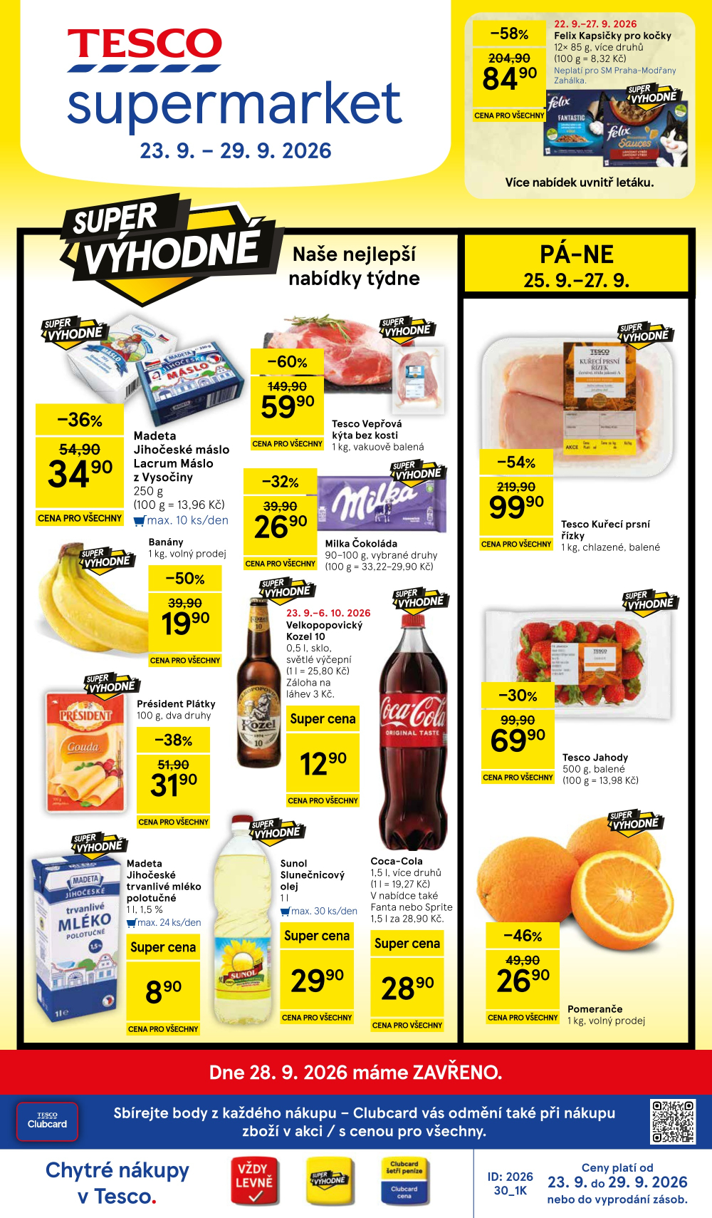 Leták Tesco supermarket leták - strana 1