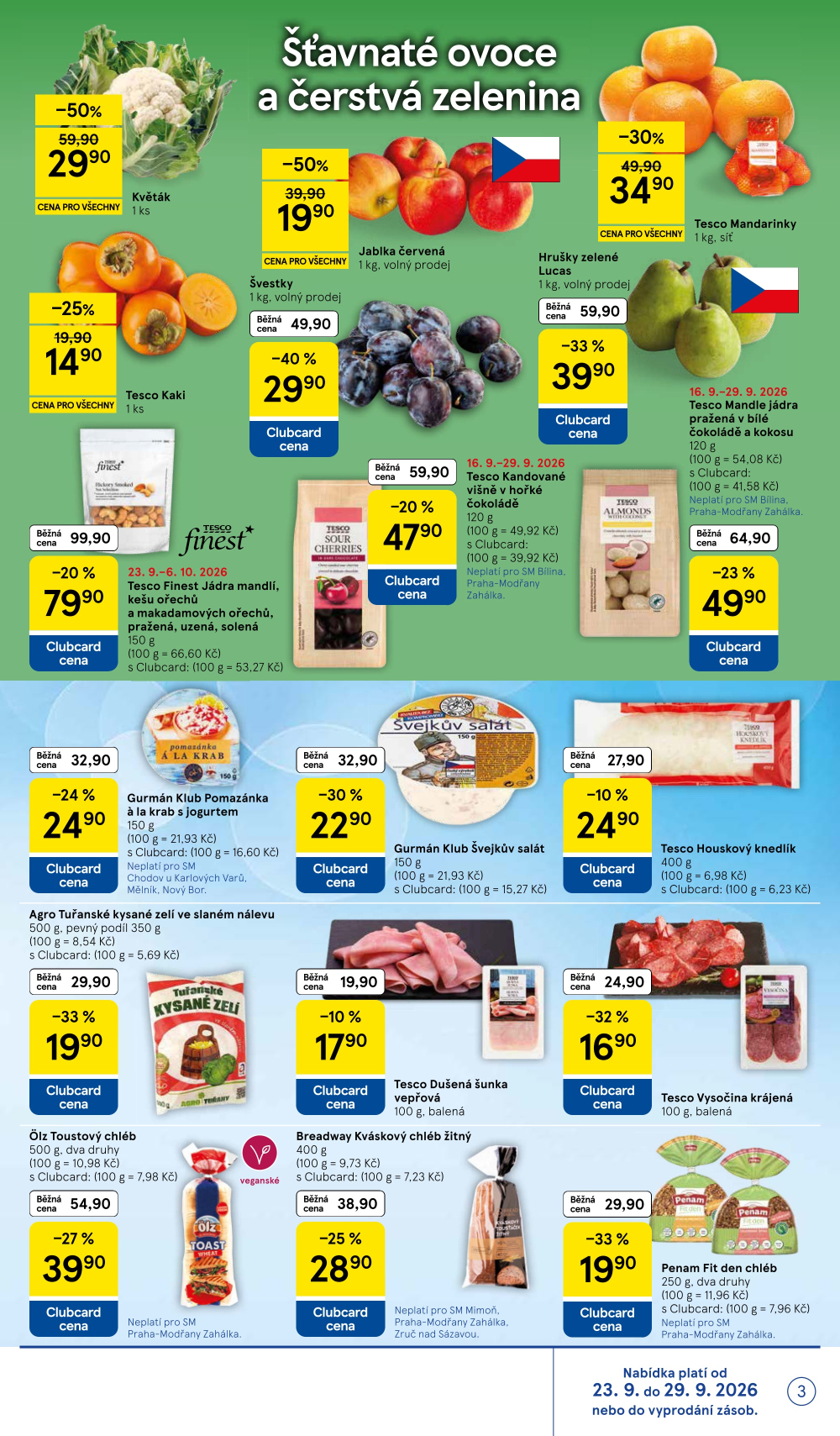 Leták Tesco supermarket leták - strana 3