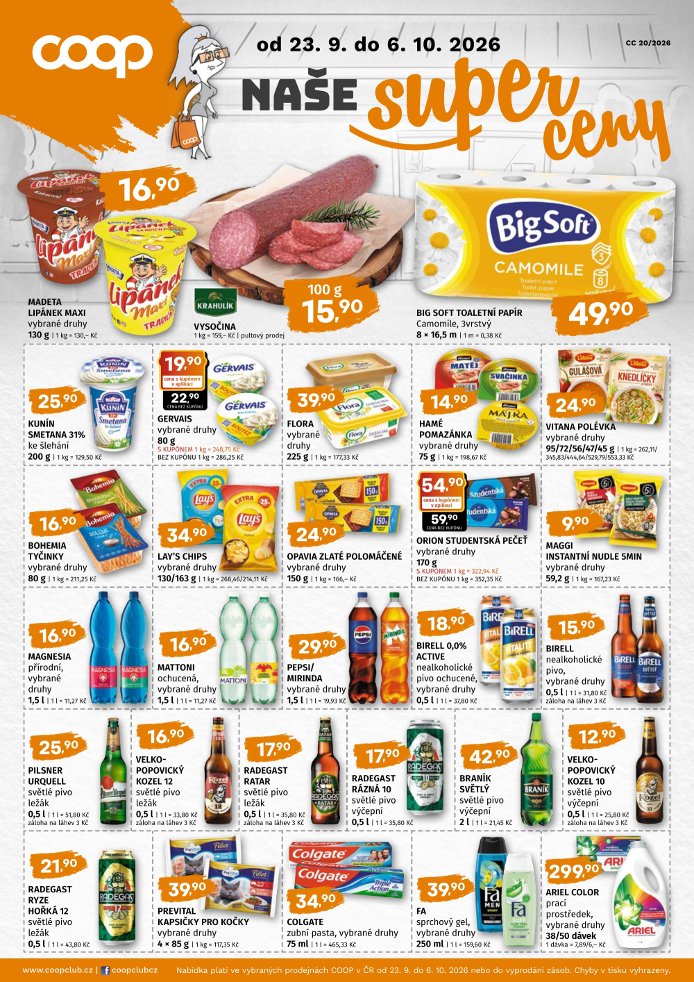 Leták COOP leták - Super ceny - strana 1