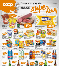 Akční leták COOP  - Super ceny