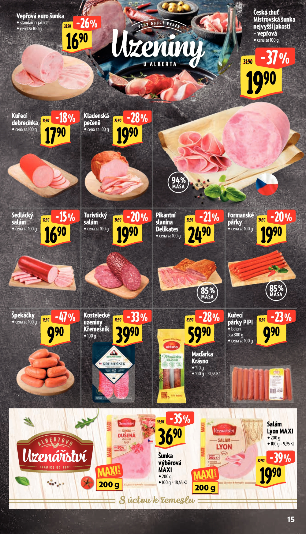 Leták Albert Hypermarket leták - strana 23
