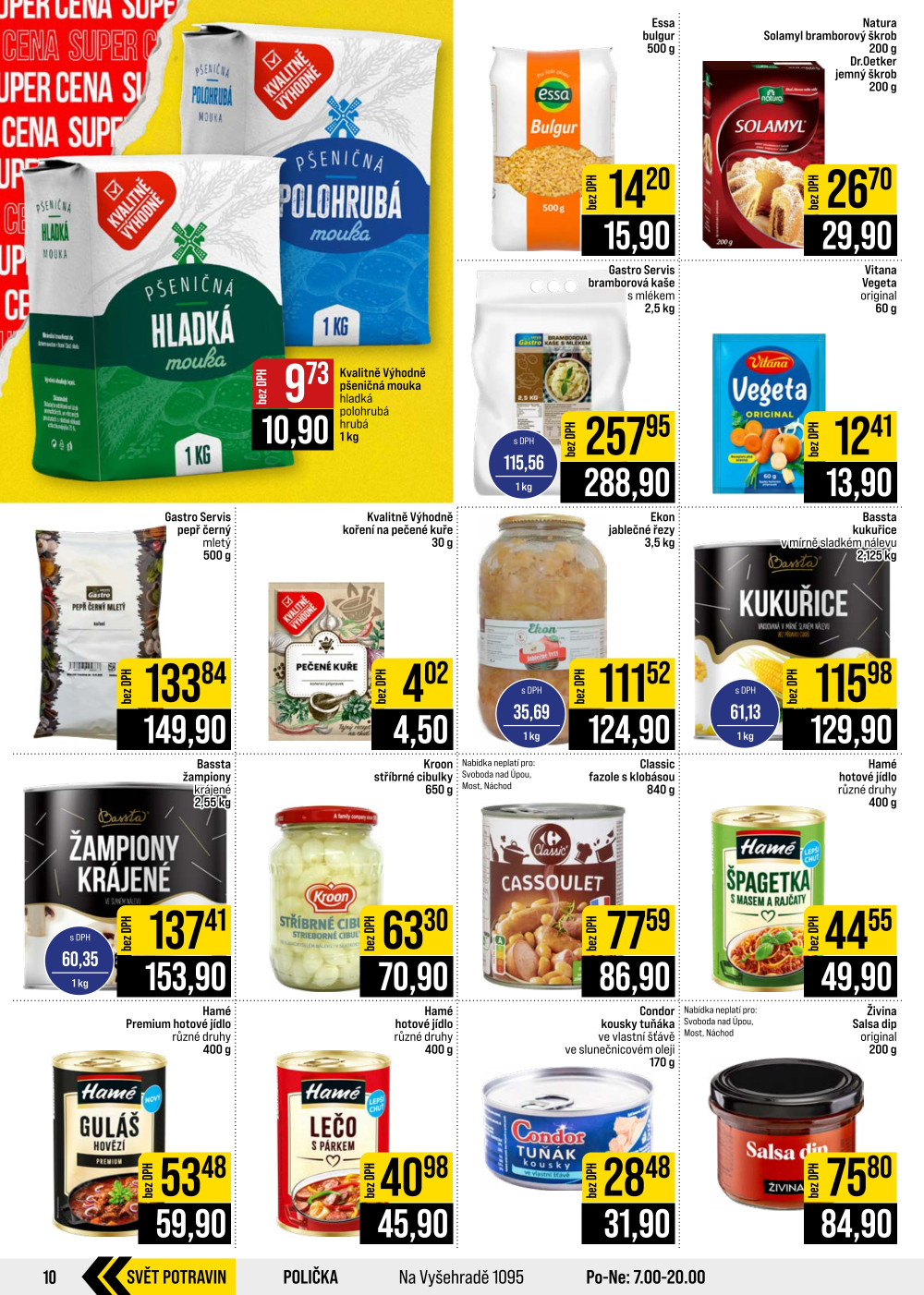 Leták JIP leták CC Cash & Carry - České Budějovice, Most, Náchod, Svoboda nad Úpou, Sušice - strana 10