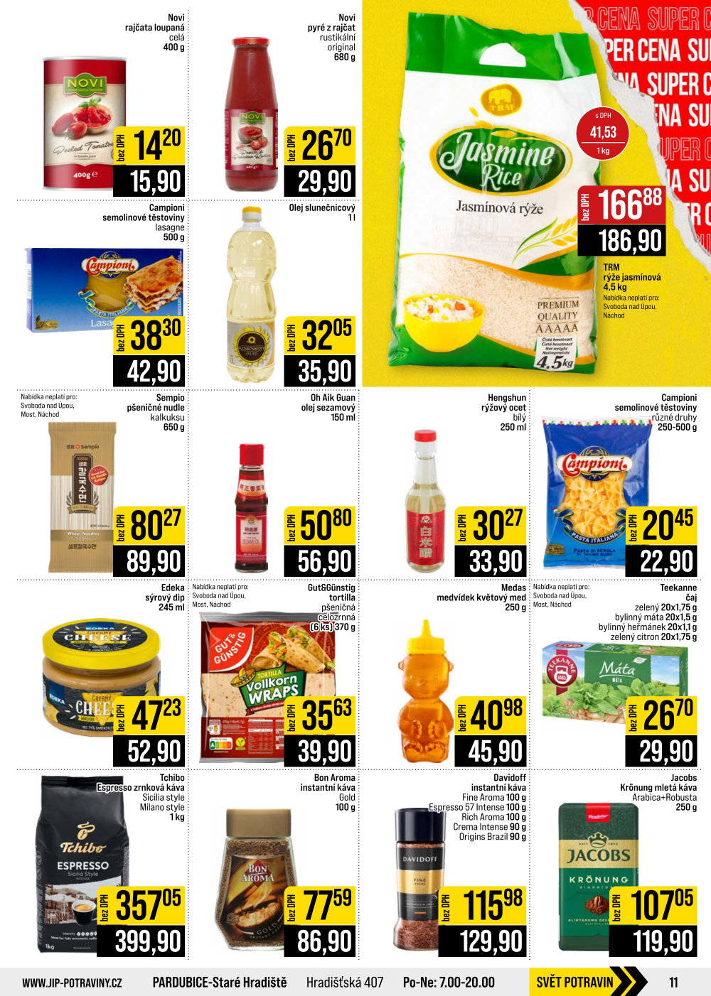 Leták JIP leták CC Cash & Carry - České Budějovice, Most, Náchod, Svoboda nad Úpou, Sušice - strana 11