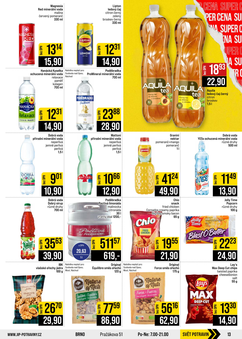 Leták JIP leták CC Cash & Carry - České Budějovice, Most, Náchod, Svoboda nad Úpou, Sušice - strana 13
