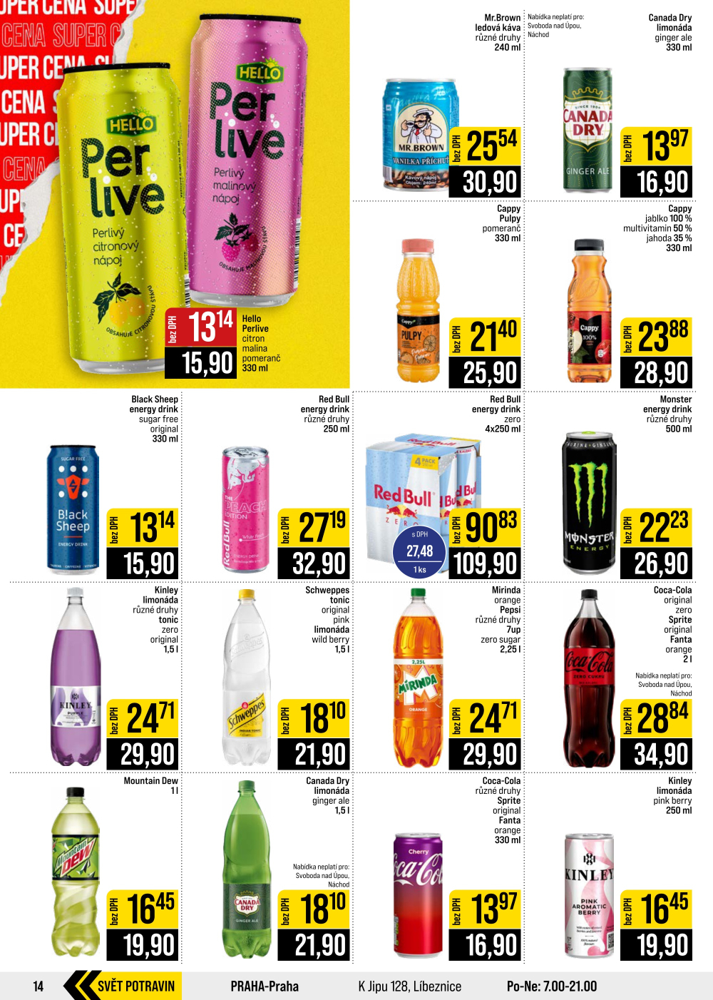 Leták JIP leták CC Cash & Carry - České Budějovice, Most, Náchod, Svoboda nad Úpou, Sušice - strana 14