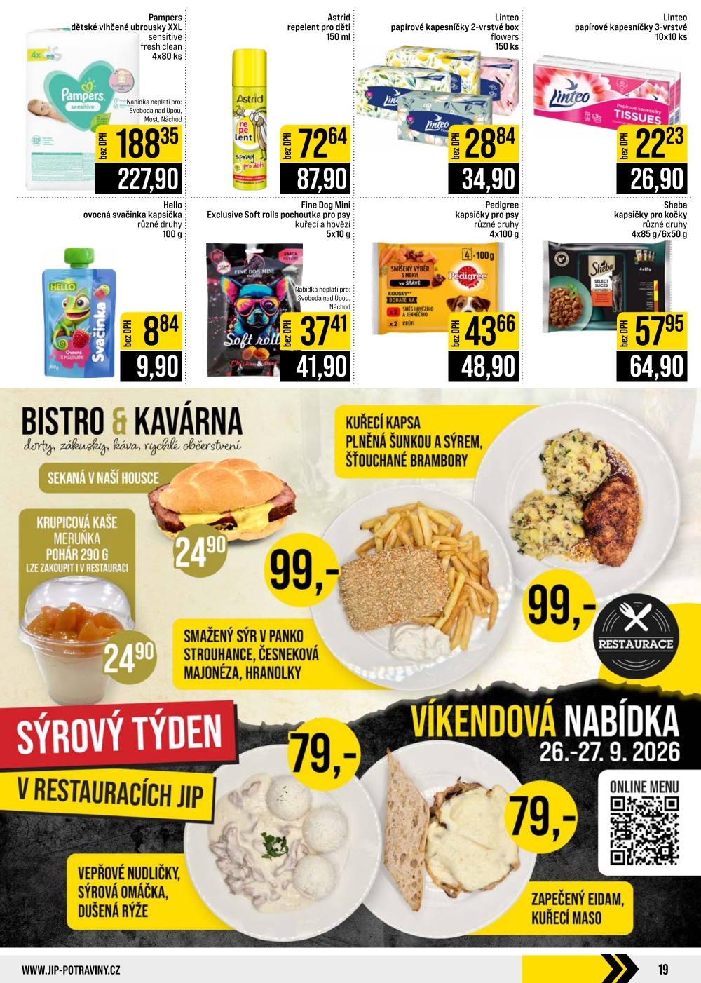 Leták JIP leták CC Cash & Carry - České Budějovice, Most, Náchod, Svoboda nad Úpou, Sušice - strana 19