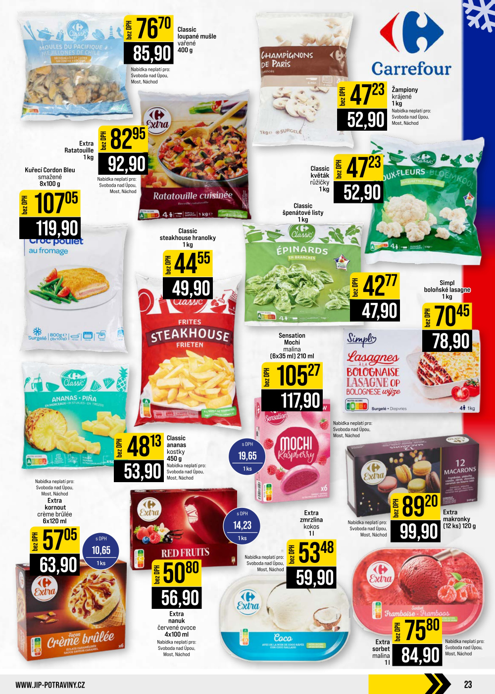 Leták JIP leták CC Cash & Carry - České Budějovice, Most, Náchod, Svoboda nad Úpou, Sušice - strana 23