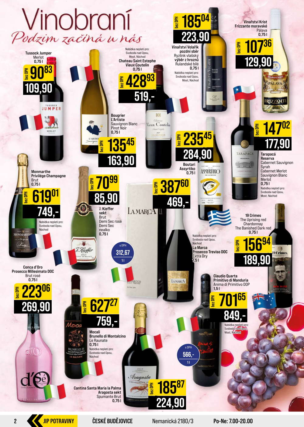 Leták JIP leták CC Cash & Carry - České Budějovice, Most, Náchod, Svoboda nad Úpou, Sušice - strana 2