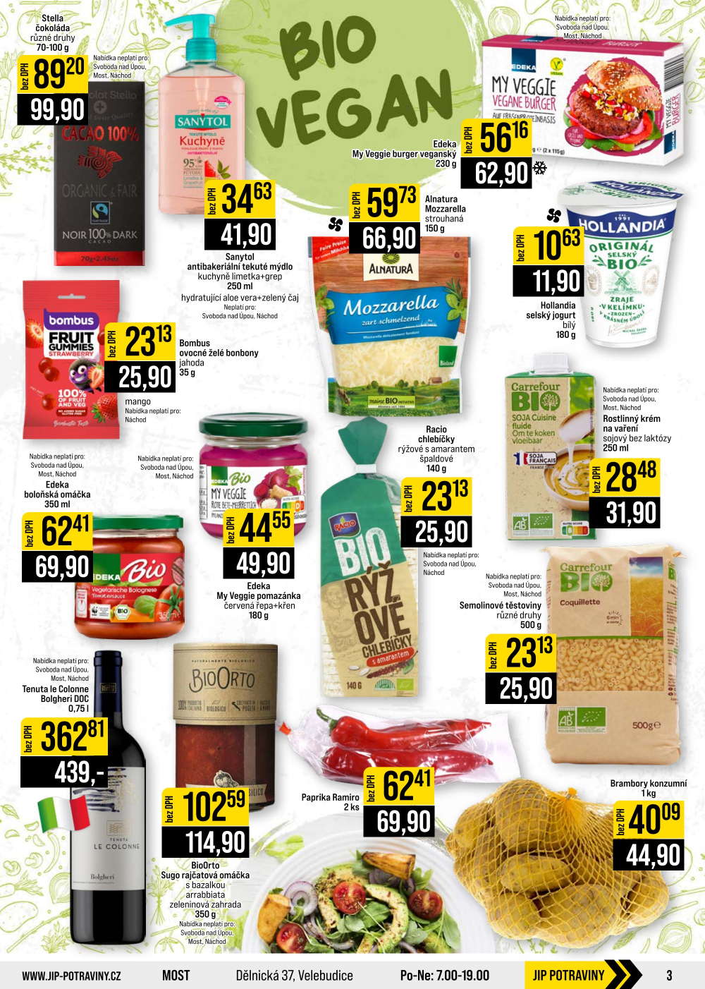 Leták JIP leták CC Cash & Carry - České Budějovice, Most, Náchod, Svoboda nad Úpou, Sušice - strana 3