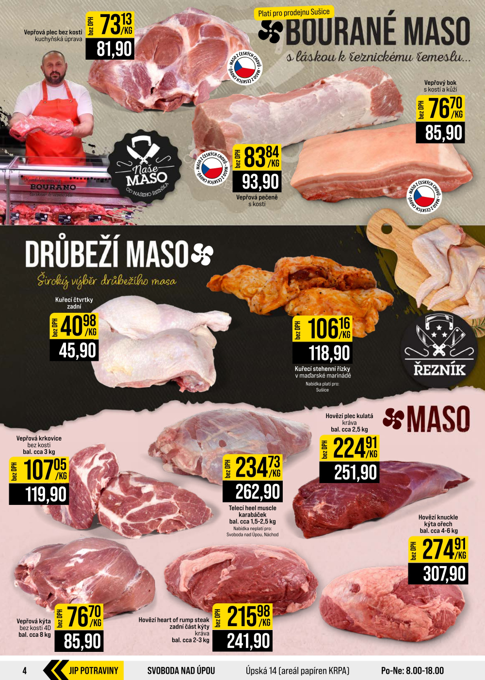 Leták JIP leták CC Cash & Carry - České Budějovice, Most, Náchod, Svoboda nad Úpou, Sušice - strana 4