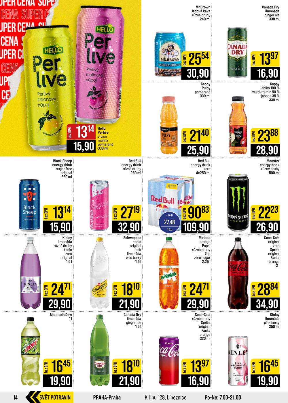Leták JIP leták CC Cash & Carry - Brno, Ostrava, Praha, Polička, Olomouc, Karlovy Vary, Zlín, Jilemnice, Pardubice - strana 14