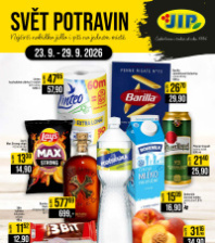Akční leták JIP  CC Cash & Carry - Brno, Ostrava, Praha, Polička, Olomouc, Karlovy Vary, Zlín, Jilemnice, Pardubice
