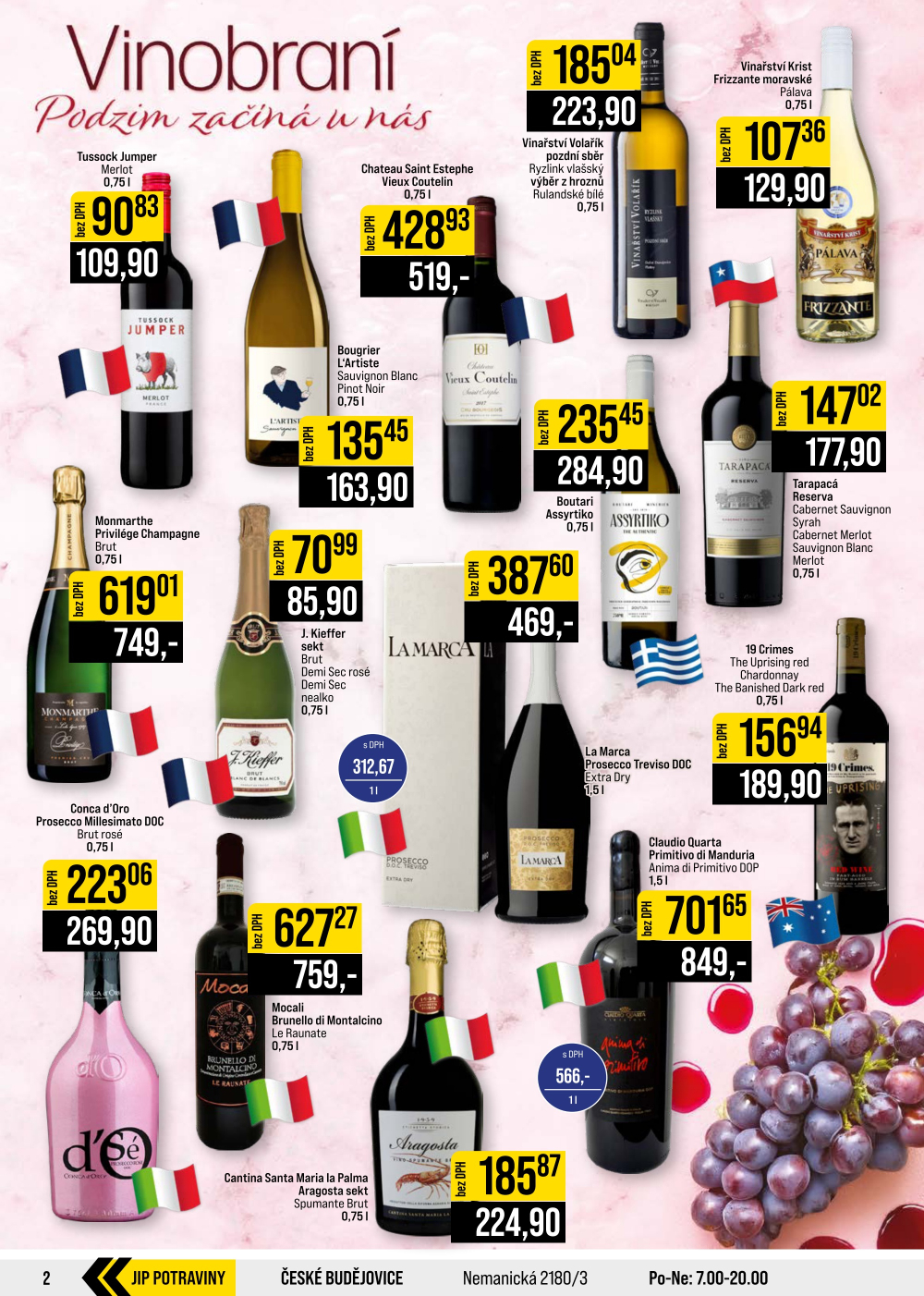 Leták JIP leták CC Cash & Carry - Brno, Ostrava, Praha, Polička, Olomouc, Karlovy Vary, Zlín, Jilemnice, Pardubice - strana 2
