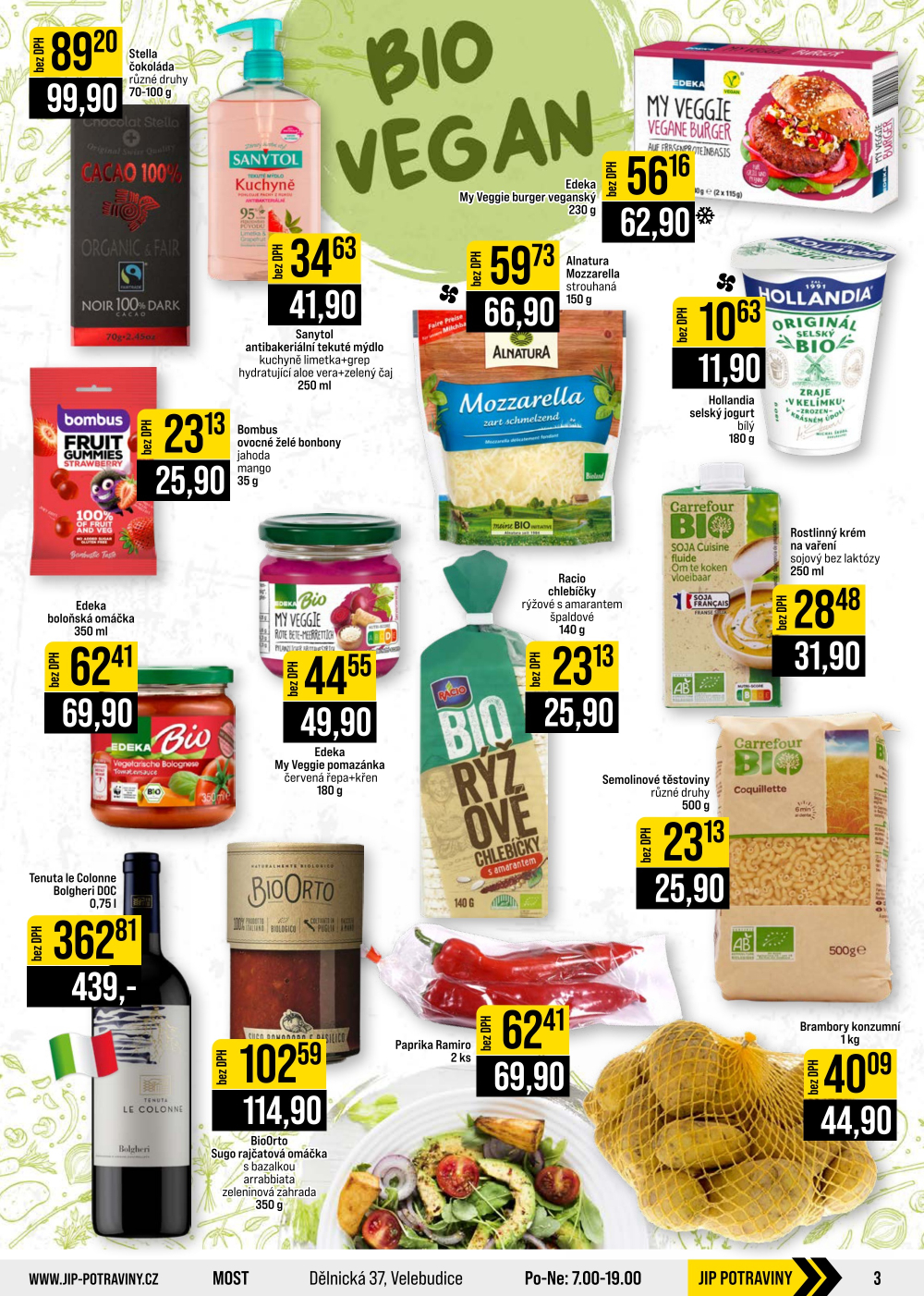 Leták JIP leták CC Cash & Carry - Brno, Ostrava, Praha, Polička, Olomouc, Karlovy Vary, Zlín, Jilemnice, Pardubice - strana 3