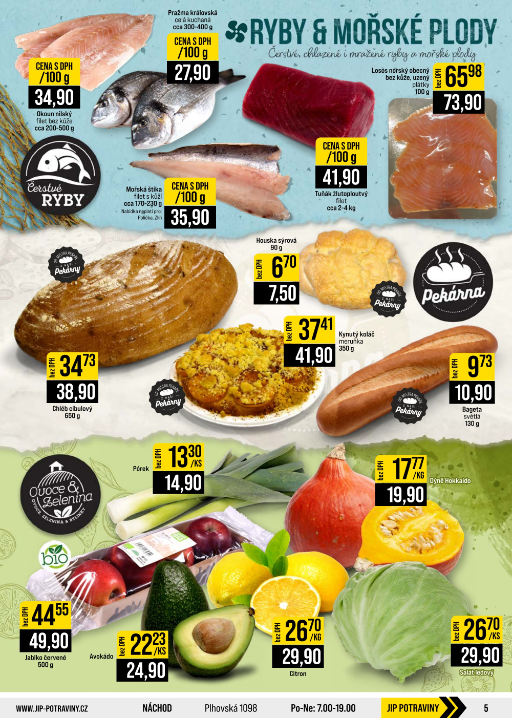 Leták JIP leták CC Cash & Carry - Brno, Ostrava, Praha, Polička, Olomouc, Karlovy Vary, Zlín, Jilemnice, Pardubice - strana 5
