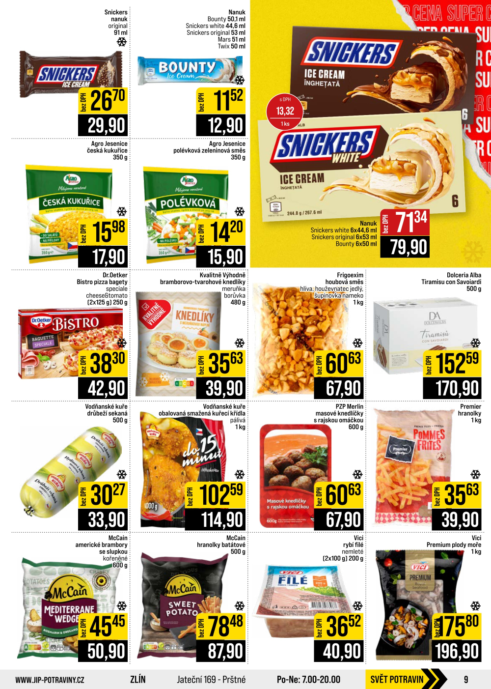 Leták JIP leták CC Cash & Carry - Brno, Ostrava, Praha, Polička, Olomouc, Karlovy Vary, Zlín, Jilemnice, Pardubice - strana 9