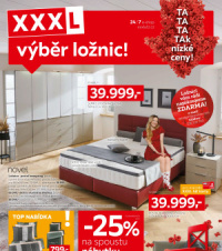 Akční leták XXXLutz  - Výběr ložnic