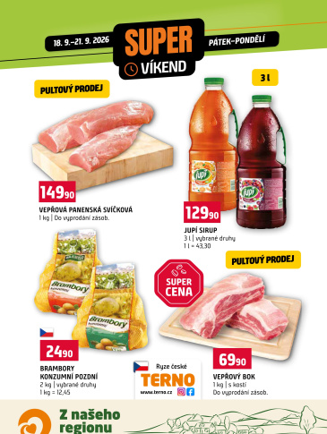 Terno leták - Víkendovka